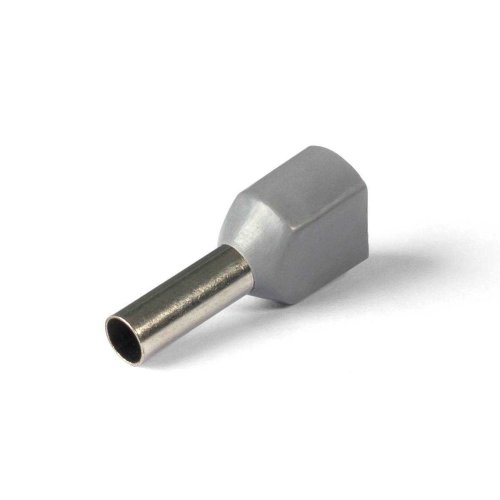 Наконечник штыревой втулочный изолированный двойной КВТ НШВИ(2) 4.0-12 79470 картинка